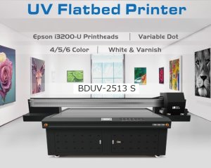 画像1: 超大型UVプリンター2500mm幅 高性能 BDUV-2513 様々素材にUV印刷