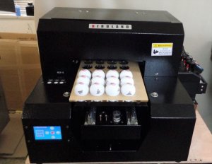 画像1: ゴルフボール印刷　Ａ４サイズUVプリンター バードランドUVP-A4G 各種素材に対応 UV印刷
