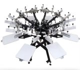 シルクスクリーン印刷機 4.6.8パレット回転式 ヒーターセット ビギナーからプロ用