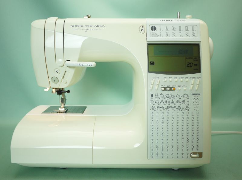 革縫い8番糸対応★自動糸切文字模様ジューキミシン HZL1000 - わくわくミシン工房