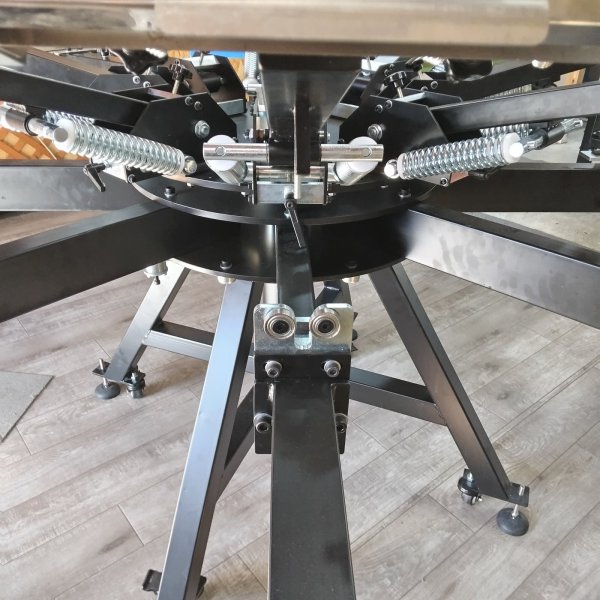 画像10: シルクスクリーン印刷機 4.6.8パレット回転式 ヒーターセット ビギナーからプロ用 (10)